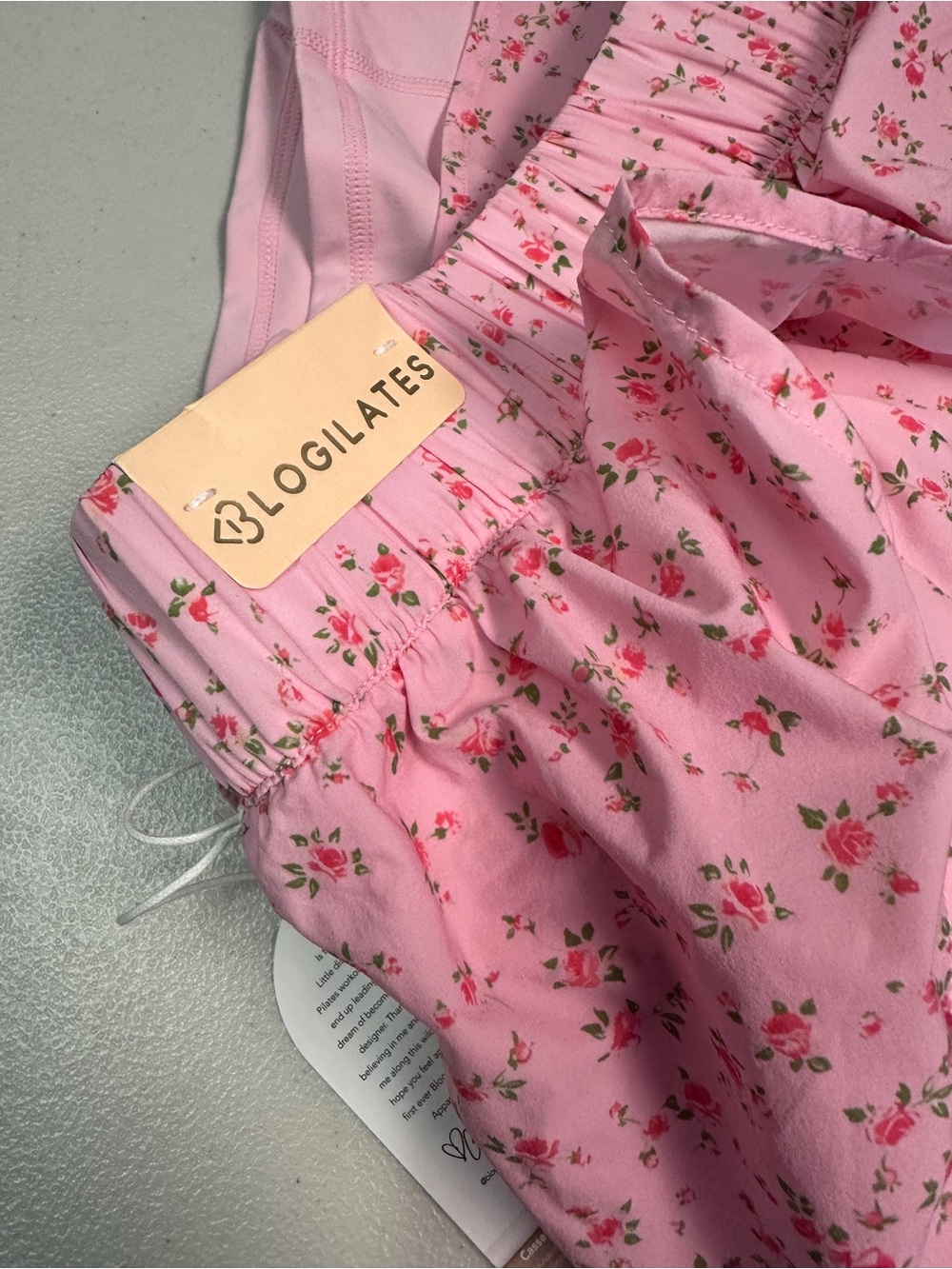 Blogilates Ruffle Short High Rise Ruffle Floral
Pink Knit Elastic Waist XS - Picture 6 of 6